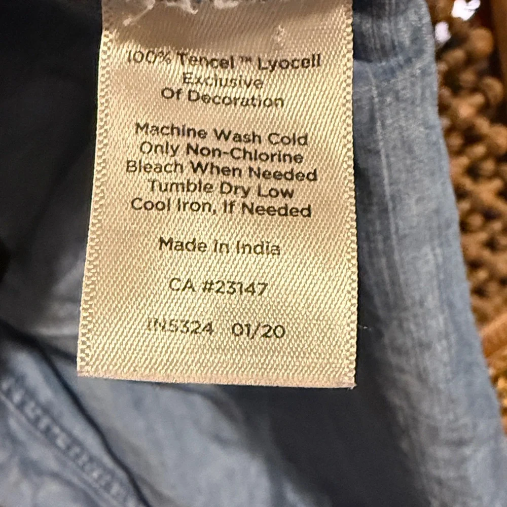 Talbots Light Blue Drawstring Pants - Picture 5 of 6